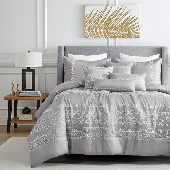 ESCA PARRISH Luxury 7 Piece Comforter Set King - Cal King