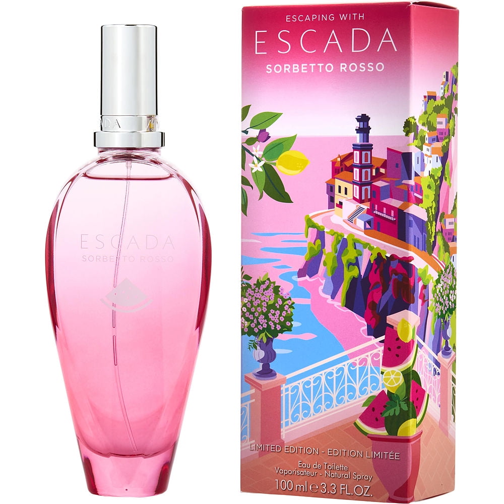 Escada Sorbetto Rosso Eau De Toilette Spray By Escada - 3.3 oz Escada Sorbetto Rosso Eau De Toilette Spray By Escada - 3.3 oz