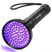 ESCO LITE UV Flashlight Black Light, 100 LED 395 nM Ultraviolet Flashlights UV Blacklight Detector for Dog Urine, Pet Stains and Bed Bug, Matching with Pet Odor Eliminator