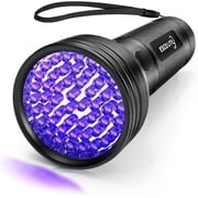 ESCO LITE UV Flashlight Black Light, 51 LED 395 nM Ultraviolet Blacklight Detector for Dog Urine, Pet Stains and Bed Bug