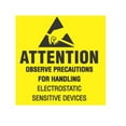 thumbnail image 1 of ESD Label - “Attention Observe Precautions for Handling  Electrostatic Sensitive Devices”, 1 of 1