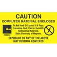 thumbnail image 1 of ESD Label -"Caution Computer Material Enclosed ...", 1 of 1