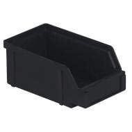 ESD Safe Black Plastic Rectangular Trash Can, 7" x 4" x 3", 84 Cubic Inches, Pack of 5 - Industrial & Scientific ESD Supplies$$Safety & Emergency