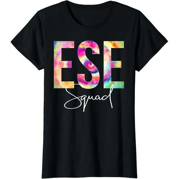 ESE Squad Tie Dye Back To School women appreciation T-Shirt