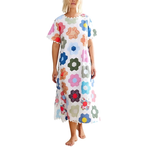 ESEA womens Linen-Blend Midi Dress, 0