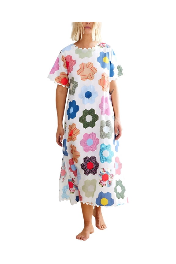 womens Linen-Blend Midi Dress, 2