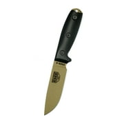 ESEE Knives ESEE-4 3D Fixed Blade Knife 4.1 Drop Point 1095 Dark Earth Blade G-10 Handle Black