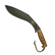 ESEE Knives ESEE Expat Jaraca Kuri Fixed Blade Knife 11.5in Plain Edge Walnut ESEEKUKRI