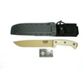 thumbnail image 1 of ESEE JUNGLAS-DE-E Fixed Blade Knife Dark Earth Carbon Steel & Natural Micarta Knives, 1 of 2