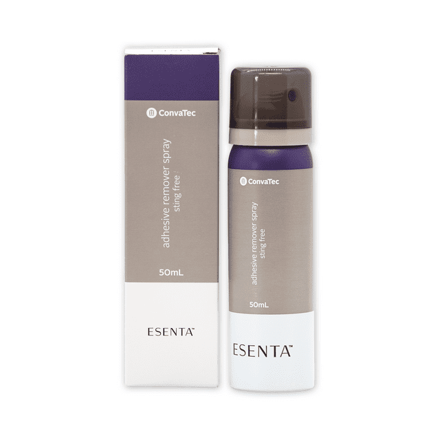 ESENTA Ostomy Adhesive Remover Spray, Sting & Alcohol Free, 50 mL Bottle