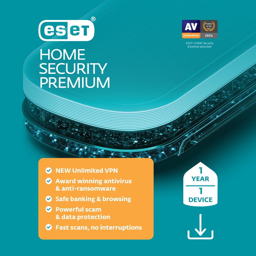 ESET Home Security Premium 1 Year, 1 Device [Digital Download]
