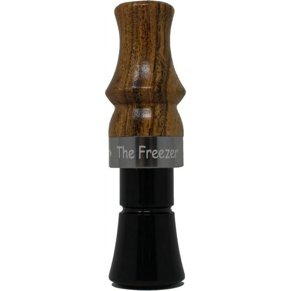ESH The Freezer Goose Call - Waterfowl Goose Calls for Hunting - Short Reed Bicote Wooden Call