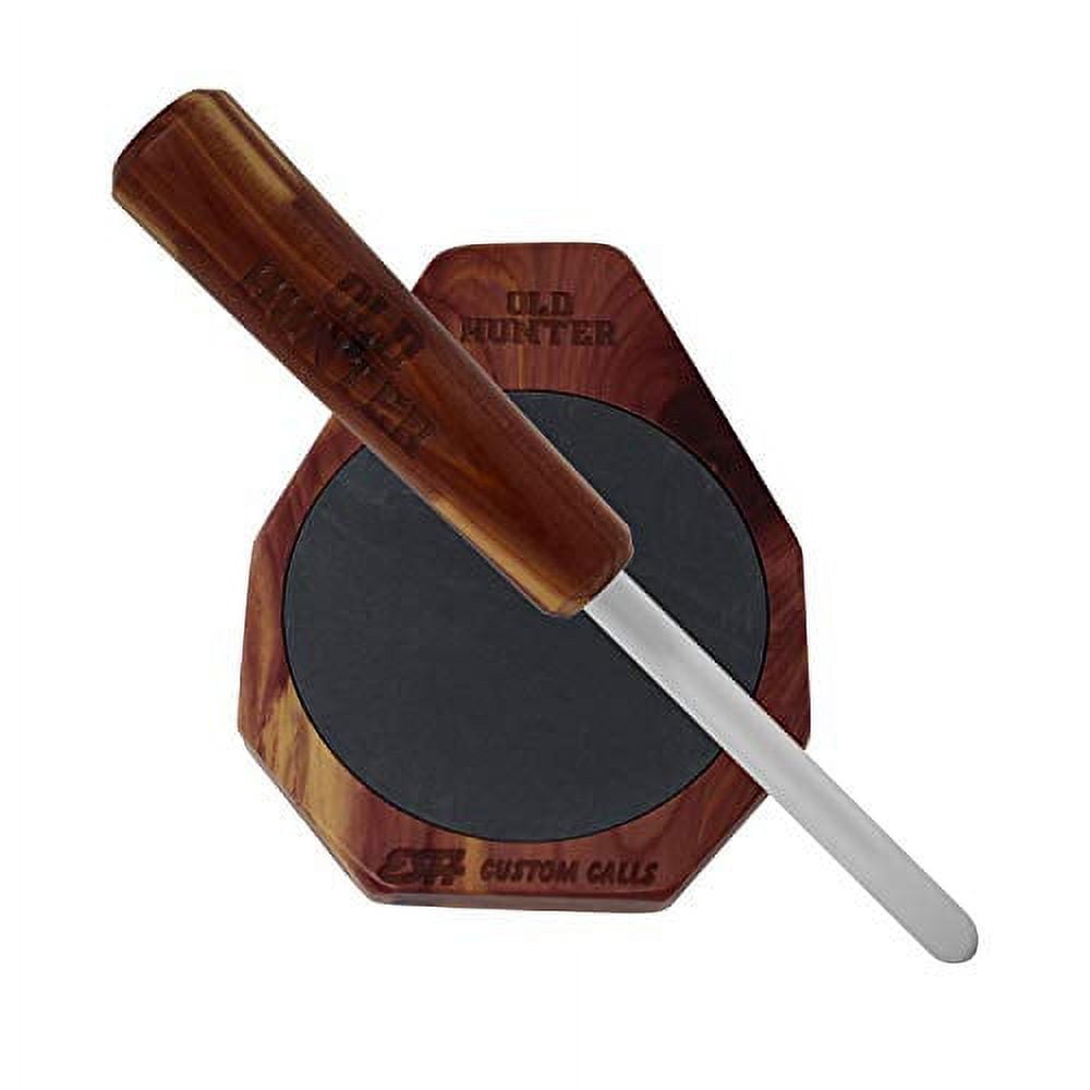 ESH Turkey Calls for Hunting Cedar Slate Turkey Pot Call with Plexiglass Striker for Soft