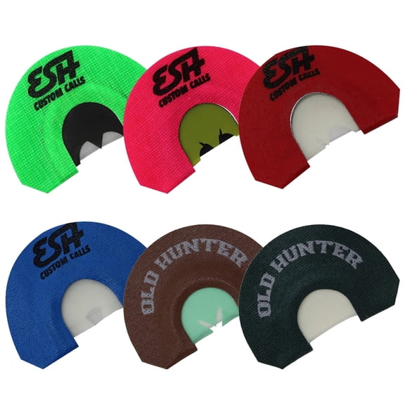 ESH Turkey Mouth Calls – Diaphragm Turkey Calls for Hunting, Multi-Pack (6-Pack) – Premium Reed Cuts for Realistic Hen & Gobble Sounds – Beginner & Pro-Friendly Turkey Hunting Calls