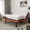 thumbnail image 1 of ESHINE Adjustable Bed Frame King + Memory Foam Hybrid 14 inch Mattress, with Mattress, Wireless Remote&Bluetooth App Control, 5 Minutes Installation, Head and Foot Incline, 1 of 12