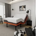 thumbnail image 1 of ESHINE Adjustable Bed Frame Queen + Memory Foam Hybrid 14 inch Mattress, with Mattress, Wireless Remote&Bluetooth App Control, 5 Minutes Installation, Head and Foot Incline, 1 of 12
