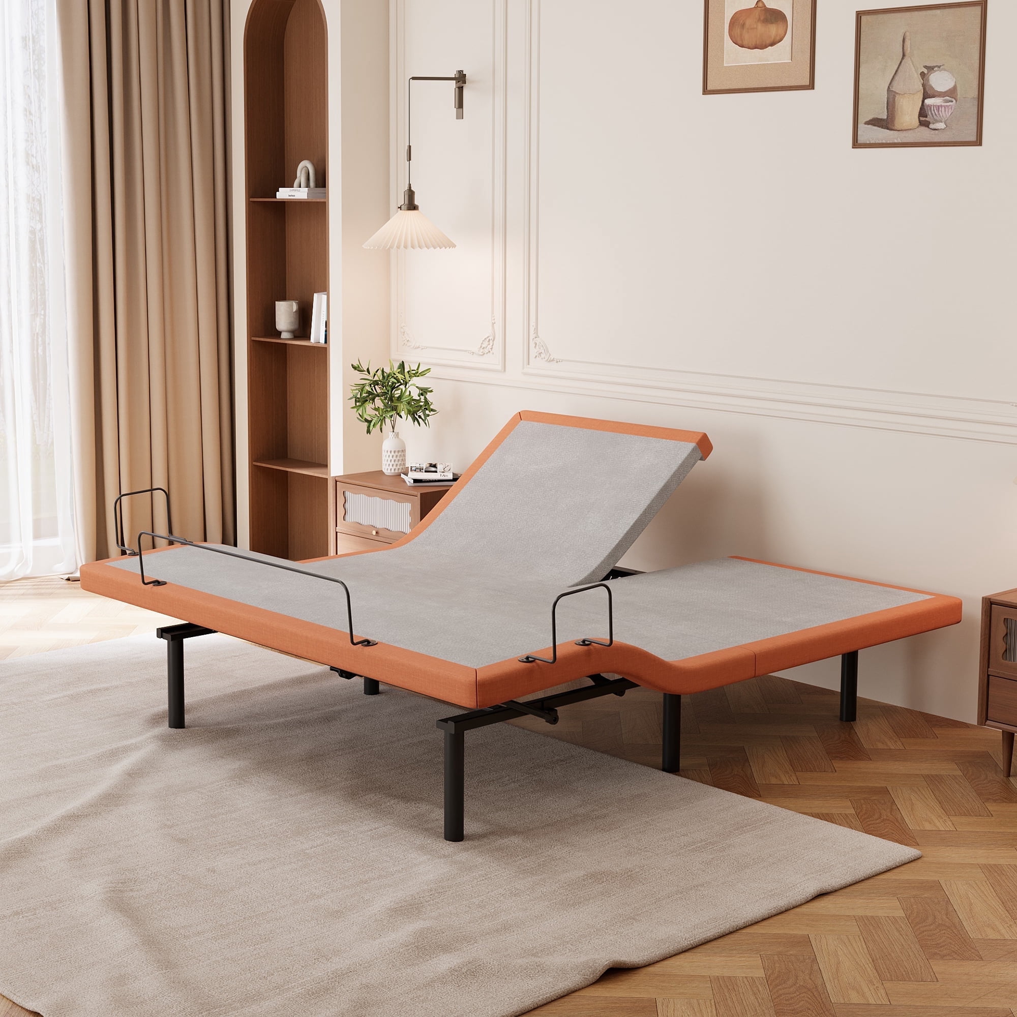 ESHINE Adjustable Bed Frame Smart Bed Split Top King - Electric ...