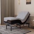 thumbnail image 1 of ESHINE Twin XL Adjustable Bed Frame-14 inch Memory Foam Mattress, with Massage, Wireless Remote, USB, Under Light, Head and Foot Incline, 1 of 12