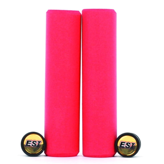 ESI 34mm Extra Chunky Silicone Grips with Momory Rubber for Hand Molding: Red