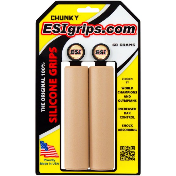 ESI grips MTB Chunky Silicone Grips, Tan