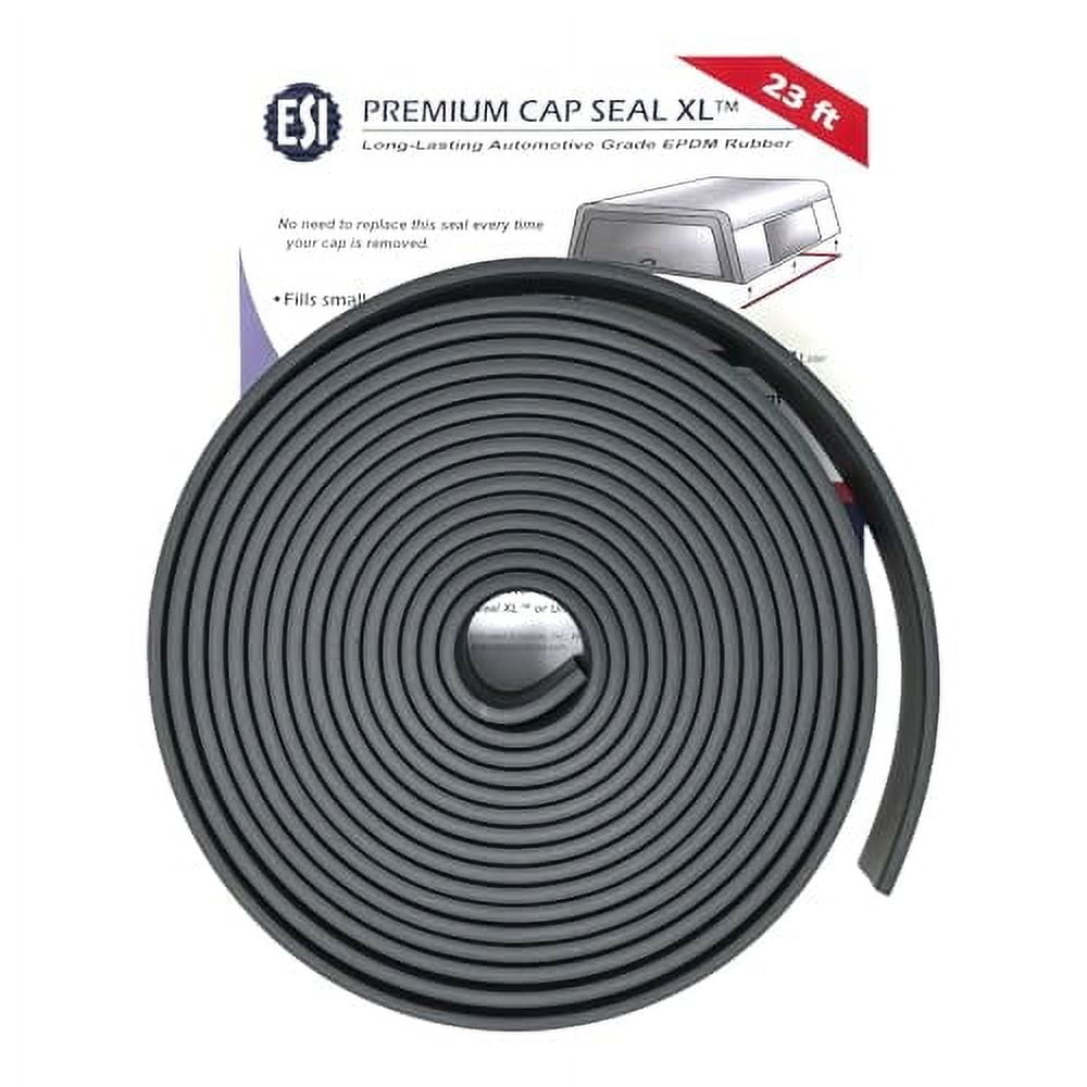 Super Cap Seal XL 23ft (2 1/8" W X 1/2" H) And Tailgate Seal Combo Pack