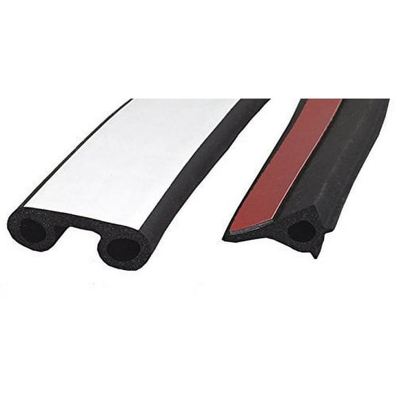 ESI Super Cap Seal 23 FT (1 1/2" Width x 1/2" Height x 23' Length) and Ultimate Tailgate Seal with Taper Seal COMBO Pack