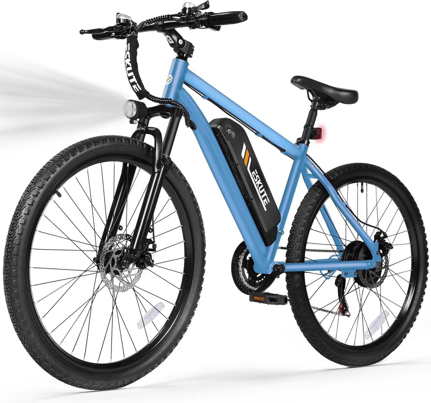 ESKUTE Blue Electric Bike for Adults – 27.5