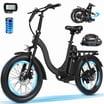 ESKUTE M200-750W Electric Bike for Adults,27.5” 21-Speed Mountain E ...