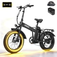 thumbnail image 1 of ESKUTE D300 Electric Bike for Adults, Folding Ebike with 750W Motor 20MPH, 48V 20.8Ah Removable Battery, 20"x4.0" Fat Tires, NFC Unlock,Gray with Phonebag & Lock, UL2849 Class 2, 1 of 7