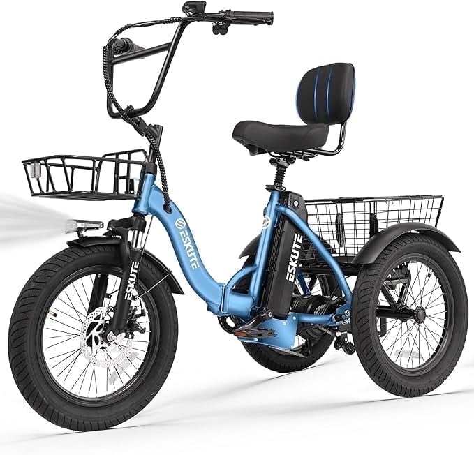 Best Sellers In 3 Wheel Electric Bikes For Adults
