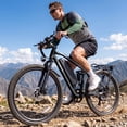 thumbnail image 1 of ESKUTE Electric Bike for Adults, 27.5" Mountain E-Bike, 750W Peak Brushless Motor, 48V 20.8Ah Battery, Up to 80 Miles Range, 20 MPH, Full Suspension, Step-Over, Black, 1 of 6