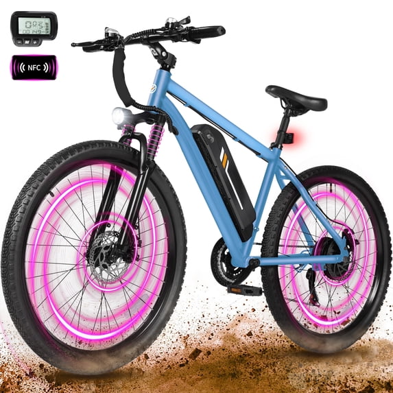 ESKUTE M200 Electric Bike for Adults, 21-Speed Gear 27.5