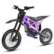 ESKUTE NOVA Beast Electric Dirt Bike for Adults & Teens, 5500W Peak Mid-Drive Motor, 60V 27Ah Battery, Hydraulic Disc Brakes, Nitrogen-Filled Suspension Purple, UL2849
