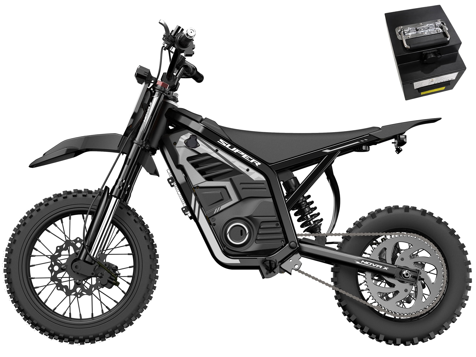 ESKUTE NOVAX Electric Dirt Bike for Adults & Teens, 4000W 46MPH ...
