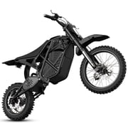 ESKUTE Novamini Electric Dirt Bike for Teens & Adults, 3500W Peak Mid-Drive Motor, 38 MPH Off-Road E-Bike, 48V 23Ah Battery, 14/12 Wheels, Hydraulic Dual Shock Suspension Black, UL2849