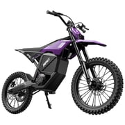 ESKUTE RT-X Electric Dirt Bike for Adults, 6500W Peak Motor, 53+ MPH Electric Motorcycle, 72V 30Ah Battery, 70-Mile Range, Hydraulic Dual Suspension, Off-Road E-Bike, Purple, UL2849