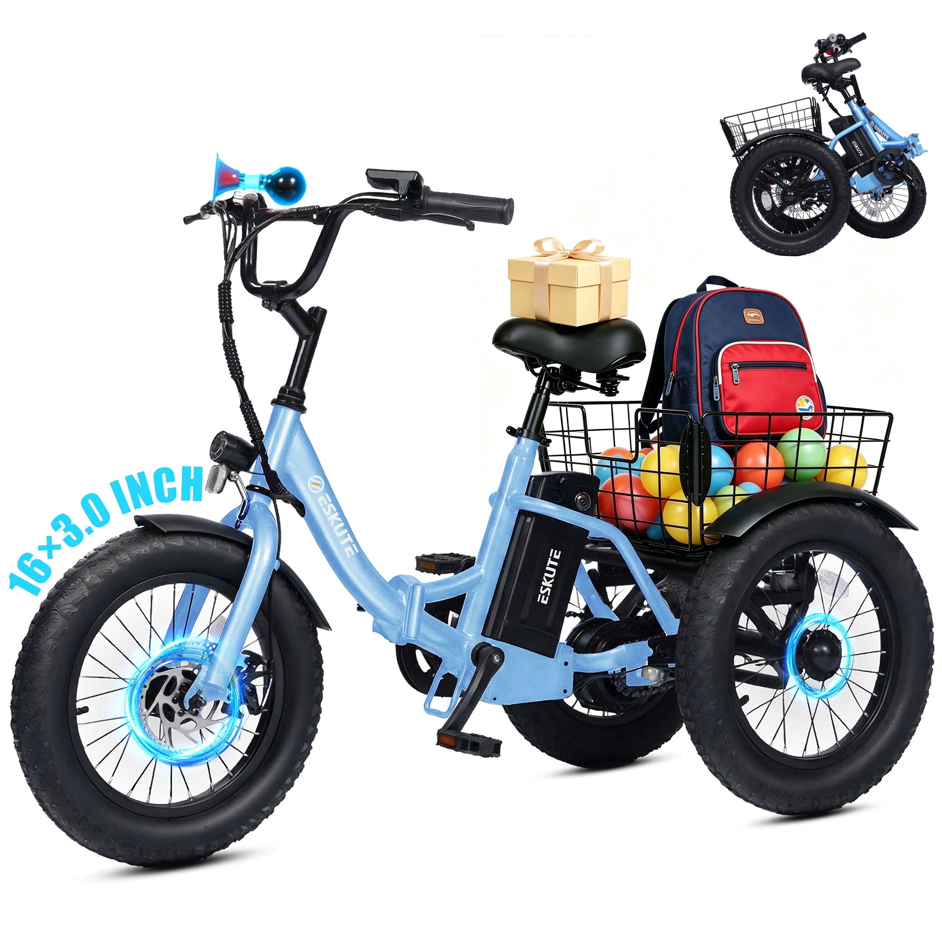 Twenty5 GT 800W Chopper Stretch Cruiser Ebike, 26