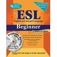 thumbnail image 1 of Pre-Owned ESL Beginner with Vocab Builder &amp; Vocab Enhancer w/CD-ROM (English as a Second Language Series), 9780738604671, 0738604674, Paperback, PAP/CDR edition, 1 of 1