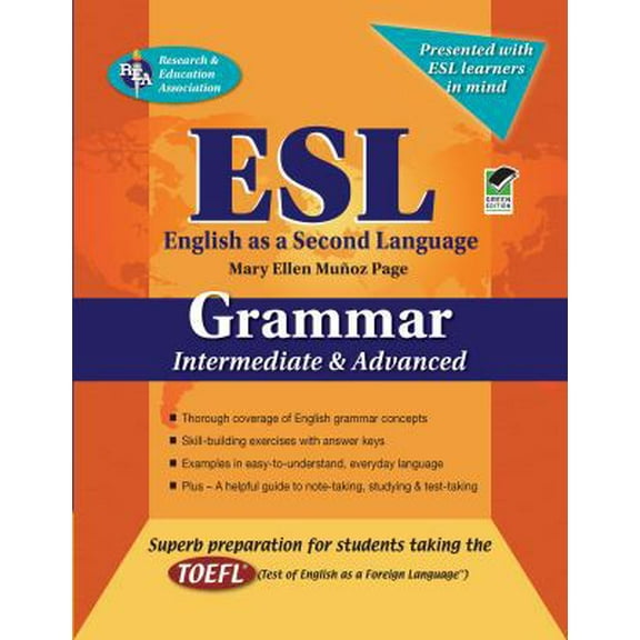 Pre-Owned ESL Intermediate/Advanced Grammar (Paperback) 0738601012 9780738601014