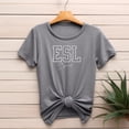 thumbnail image 1 of ESL Squad Shirts ESL Teacher Appreciation Gift Esol ecse Tee Multilingual Xmas Present from Student ESL Tutor English Second Language Class, 1 of 7