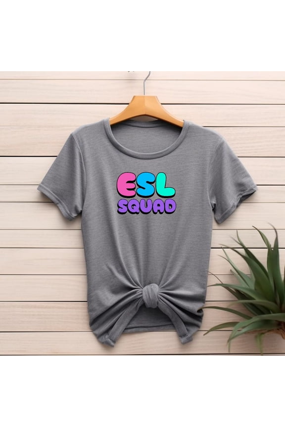 Shirts ESL Teacher Appreciation Gift Esol ecse Tee Multilingual Xmas Present from Student ESL Tutor English Second Language Class