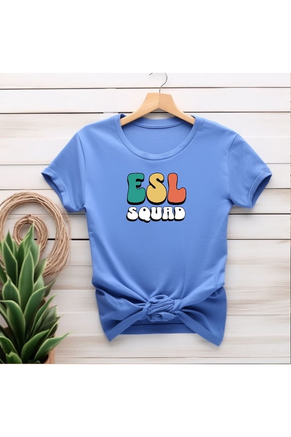 Shirts ESL Teacher Appreciation Gift Esol ecse Tee Multilingual Xmas Present from Student ESL Tutor English Second Language Class