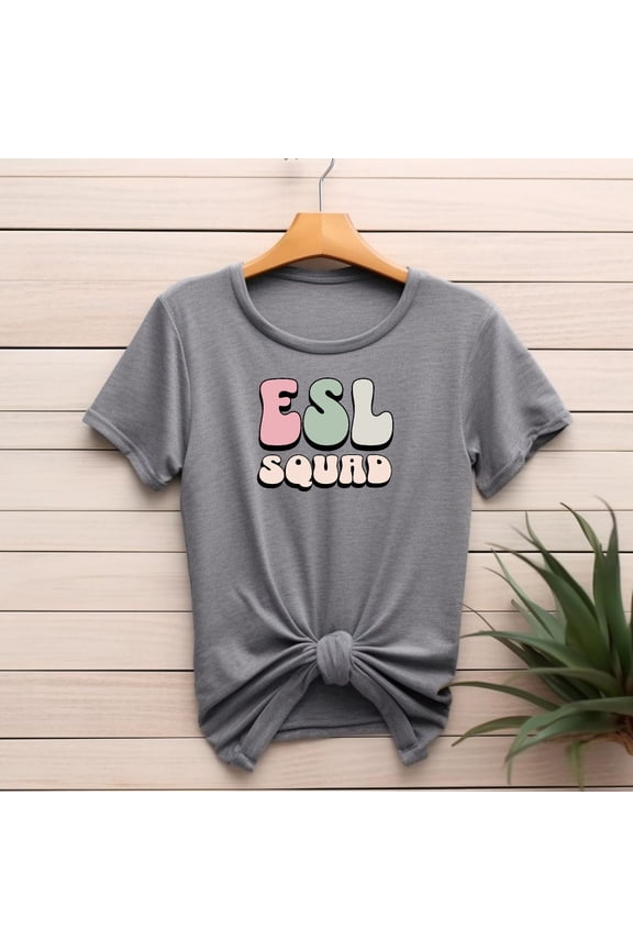 Shirts ESL Teacher Appreciation Gift Esol ecse Tee Multilingual Xmas Present from Student ESL Tutor English Second Language Class