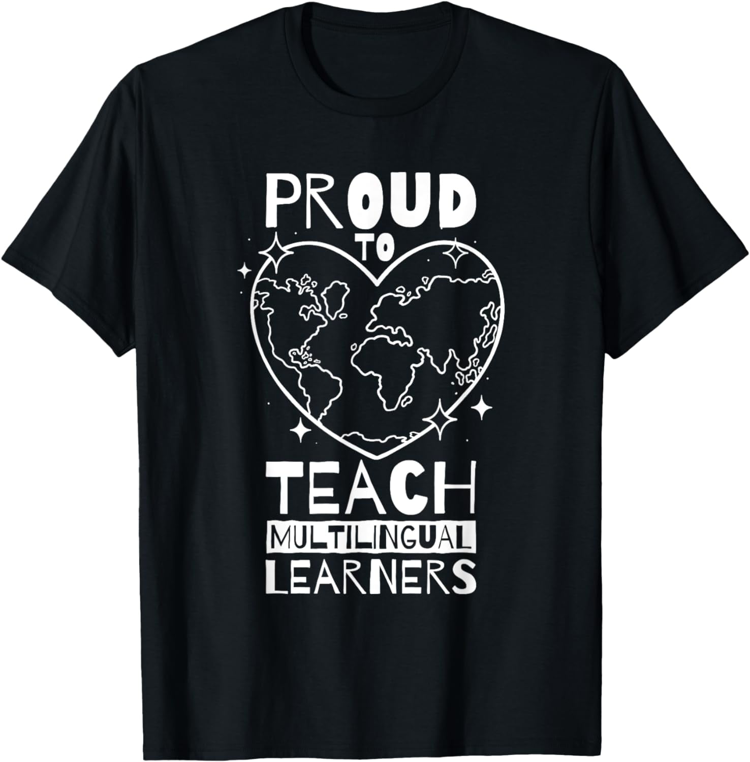 ESL Teacher Proud To Teach Multilingual Learners T-Shirt - Walmart.com