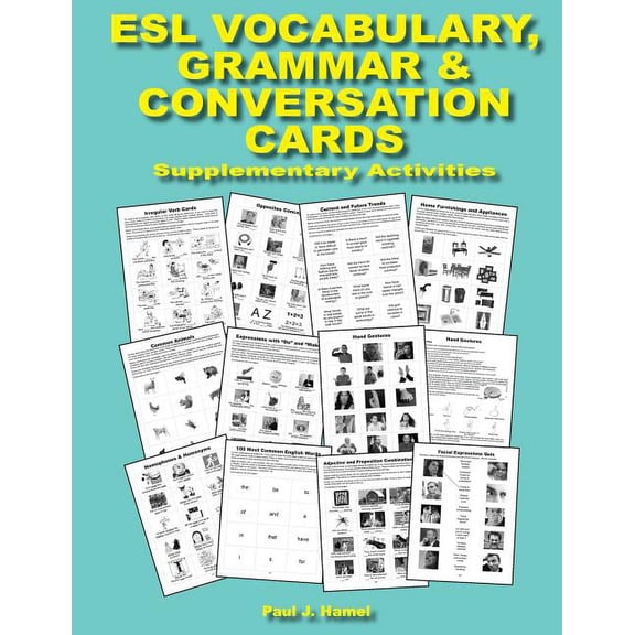 ESL Worksheets & Lesson Plans: ESL Vocabulary, Grammar & Conversation Cards: Supplementary Activities (Other)