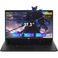 thumbnail image 1 of ESOOR 17.3" FHD IPS Gaming Laptop - AMD Ryzen 5 6600H (6-Core) Computer with Radeon 660M, 32GB DDR5 RAM, 1TB SSD, Backlit Keyboard, 100W Type-C, Fingerprint,Windows 11-Blue, 1 of 7