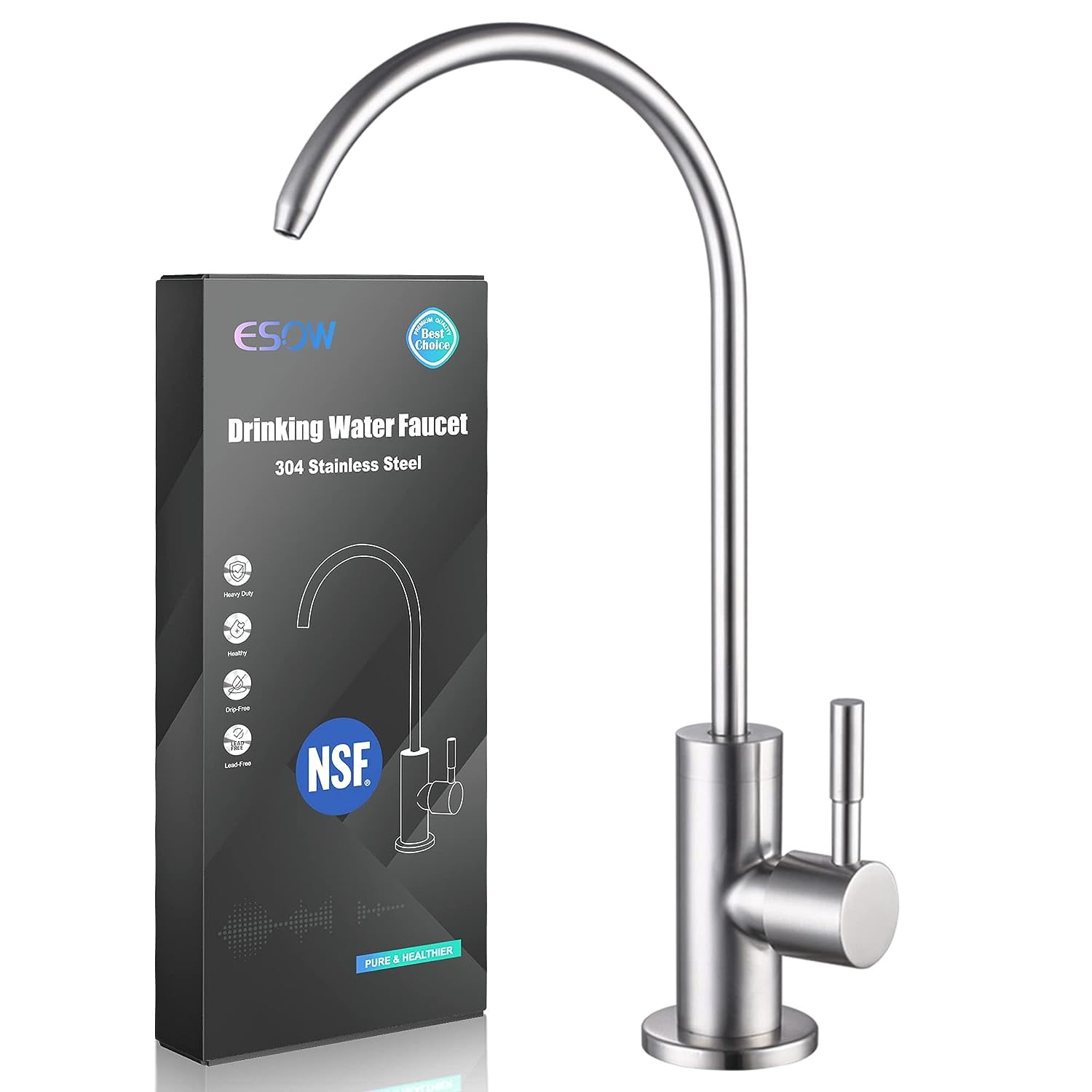 XOXO Filter Kitchen Faucet, 360 Rotation Black Mixer Tap W/ Pure Water  Filter For Clean Drinking Water Deck Mounted Sink Tap From Xue10, $76.56