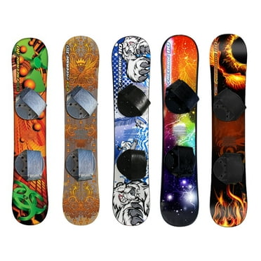 ESP 110 cm Freeride 110 Kid's Snowboard - Step in Adjustable Bindings - Assorted Graphics