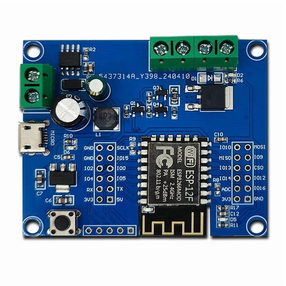 ESP-12F MOS Switch Module for Smart Home Control, 5-80V DC or USB Power, ESP8266 Compatible Development Board