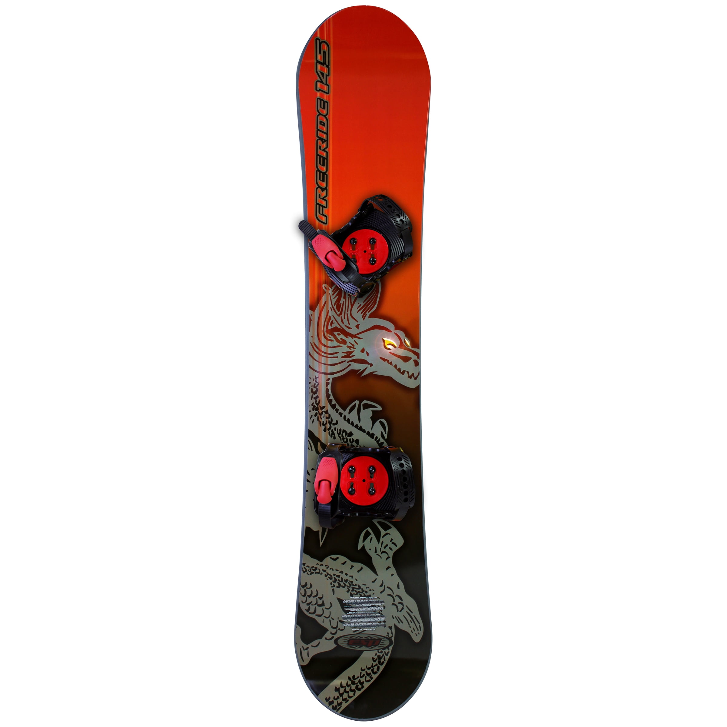 ESP 145 cm Freeride Snowboard - Flex Bindings - Beginner to Professional Snowboard - Solid Core Construction